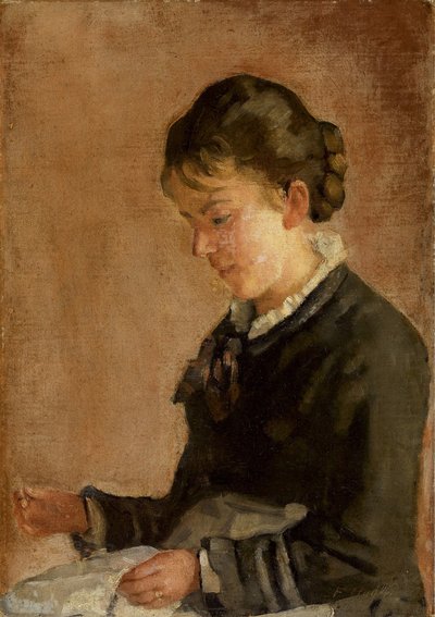 Retrato de la señorita Lina Kyburz de Ferdinand Hodler